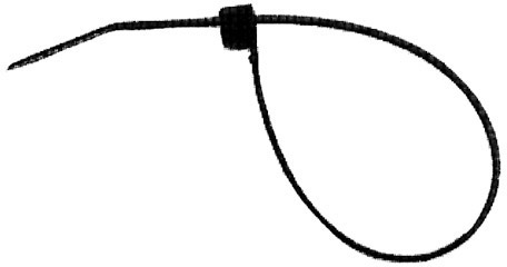 Kabelbinder 200x2.5mm sw