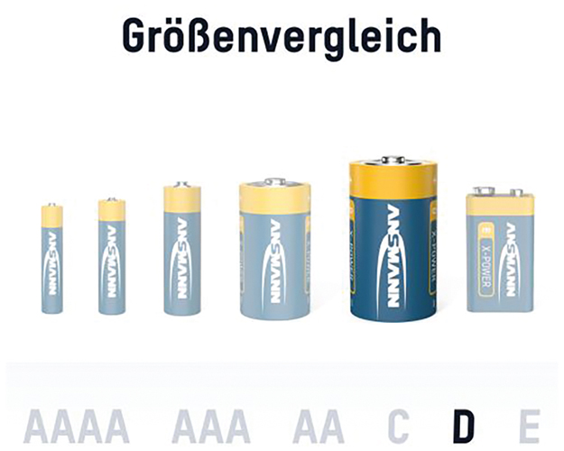 Batterie LR20 Alkali 1.5V MonoD X-Power