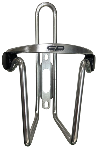 Flaschenhalter CP Alu m.Pads silber