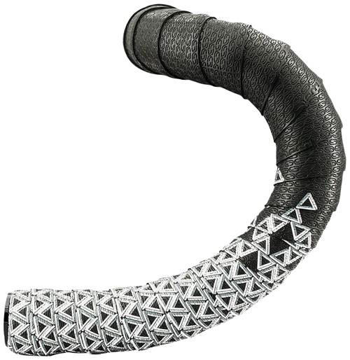 Lenkerband Deda RR Loop schwarz-silber inkl.Alu-Endkappe