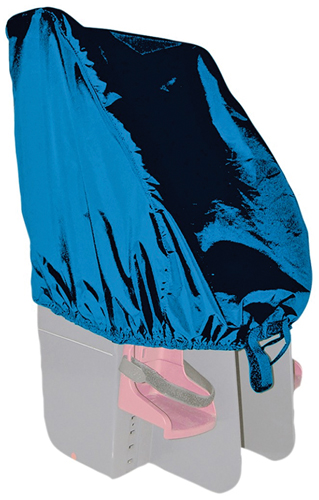 Regenschutz Ki-sitz o.Kind blau