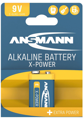 Batterie 9V Block Alkali ANS Alkaline