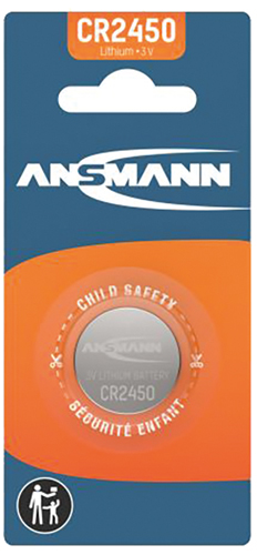 Batterie CR2450 Lithium 3V ANS 1Stück