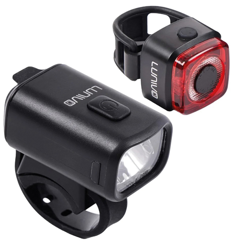 Scheinwerfer Set Batterie LUN DICE 50+DICE R Brake 1LED USB, StVZO